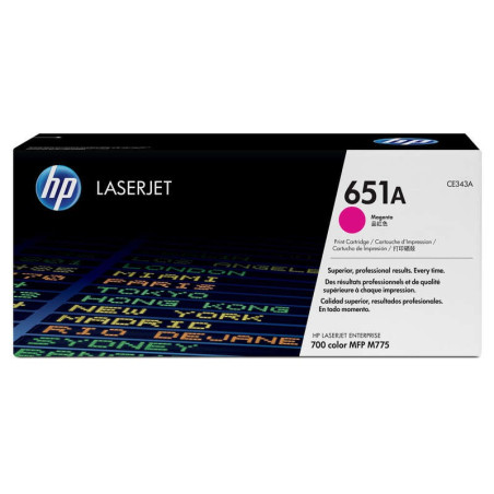 Toner magenta authentique HP CE343A - 651A