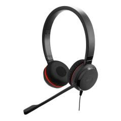 Jabra Evolve 20SE MS Casque Stéréo avec Microphone USB - Réduction de Bruit - Arceau Ajustable - Contrôles sur Câble