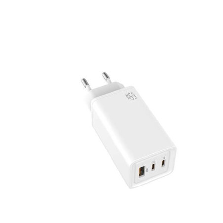 Leotec Chargeur Universel Chargement Rapide GaN 2 USB-C PD + 1 USB-A 65W