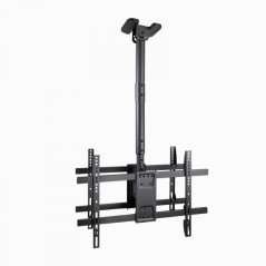 Support de plafond Tooq pour 2 écrans 43-86" - Angle de rotation 180º - Incline - Gestion des câbles
