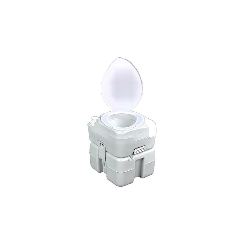 Toilettes chimiques portables Muvip 20 litres Diagonales avec niveau - Couleur blanche
