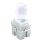 Toilettes chimiques portables Muvip 20 litres Diagonales avec niveau - Couleur blanche