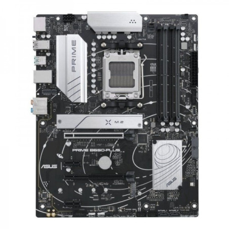 Asus Prime B650-PLUS Carte Mère AMD5 4x DDR5 - HDMI, M.2, PCIe 4.0, 4x Sata III, USB 2.0, 3.2, RJ-45, DisplayPort, Format ATX