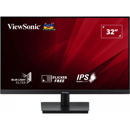 Moniteur Viewsonic 31,5" VA3209-MH LED IPS FullHD - 75Hz - Temps de réponse 4ms - Angle de vision 178° - VGA - HDMI