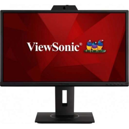Moniteur ViewSonic LED IPS 23,8" Full HD 1080p - Webcam, Microphone et Haut-parleurs - Temps de réponse 5 ms - Ergonomique
