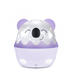 Bigben Kids Lampe Nuit Musicale - Projecteur 360° - 13 Projections - 8 Mélodies - Télécommande - Sans Fil et Rechargeable