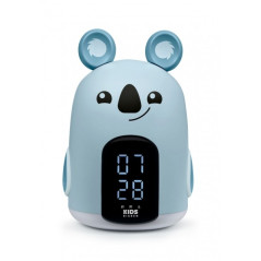 Réveil pour enfants Bigben avec lumière nocturne tactile - Alarme et lumière - 3 sons d'alarme