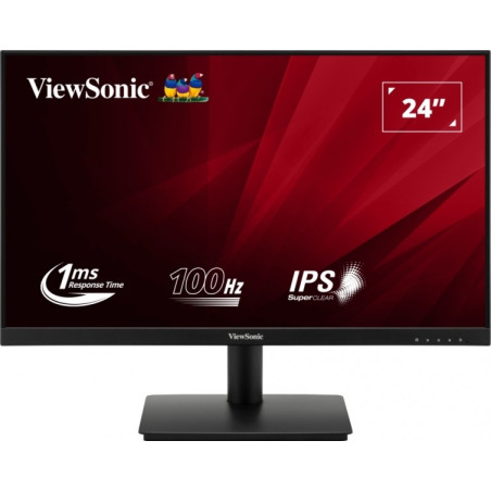 Moniteur Viewsonic 23,8" VA240-H LED IPS FullHD - 100Hz - Temps de réponse 1ms - Angle de vision 178º - 16:9 - VGA - HDMI