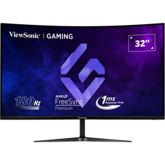 Moniteur Viewsonic 32" VX3218C-2K QHD - 165Hz - Temps de réponse 1ms - Moniteur incurvé 1500R - 16:9 - 250 nits - 2 HDMI