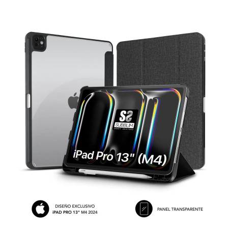 Subblim Étui exclusif pour iPad Pro 13" M4 2024 - Fermeture magnétique - Bords renforcés - 2 positions de support