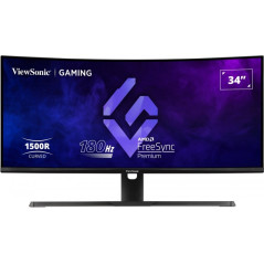 Moniteur Viewsonic 34" VX3418-2KPC QHD - 144hz - Temps de réponse 1ms - Moniteur incurvé 1500R - 21:9 - Adaptive Sync - 2 HDMI