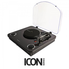 Tourne-disque Bluetooth Energy Sistem - Lecture douce - Enregistrement USB - Fini en bambou - Compatible avec 33/45/78 RPM