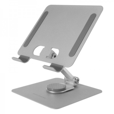 Mars Gaming MA-RST Support de Tablette Convertible - Acier Résistant - Rotation 360º - Réglage de Hauteur 180º
