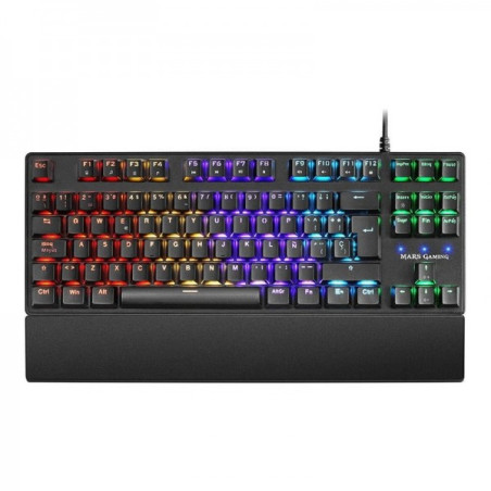 Clavier Mécanique Mars Gaming MKXTKL - Ultracompact TKL - Interrupteurs OUTEMU SQ - Rétroéclairage RGB