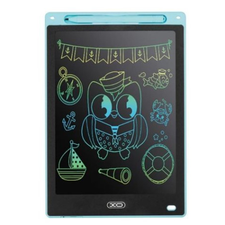 Tablette XO - Écran 10" - Compartiment pour crayon - Effacement d'un seul coup - Couleur bleue