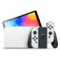 Console Nintendo Switch Oled - Inclus base et 2 manettes Joy-Con - Couleur blanche