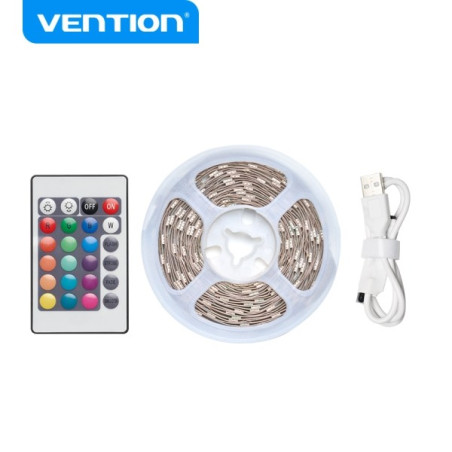 Vention Lampes LED RGB Télécommande - Charge USB - Installation et Utilisation Faciles - Couleurs Variées