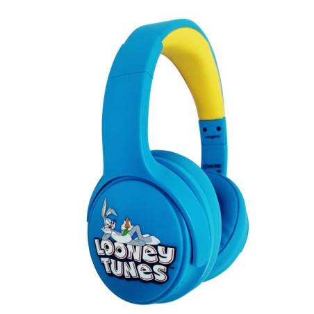 FR-TEC Looney Tunes Casque Gaming Bluetooth avec Microphone Intégré - Limitation à 85dB - Arceau Réglable
