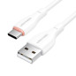 Câble de Charge Vention USB-A/USB-C - 480Mbps - 3A - 15W Max - Couleur Blanche