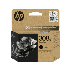 HP 308e EvoMore Noir Cartouche d'Encre Originale - 7FP22UE