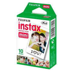 Fujifilm Instax mini Pack de 10 Films Photographiques Instantanés - Compatibles avec toutes les Caméras Instax mini