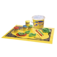 Jovi Pâtes à Modeler Blandiver Cubes 4 Pots 50g + Accessoires - Souple et Flexible - Facile à Pétrir et à Modéliser