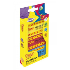 Jovi Pack de 3 Pâtes à Modeler 50g - Ne Sèche Pas - Sans Gluten - Facile à Modeler - Sans Allergènes - Non Toxique