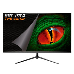 KeepOut Moniteur de Gaming 23,8" VA Courbe R1500 FullHD 1080p 120Hz - Temps de réponse 1ms - Angle de vision 178º - 16:9
