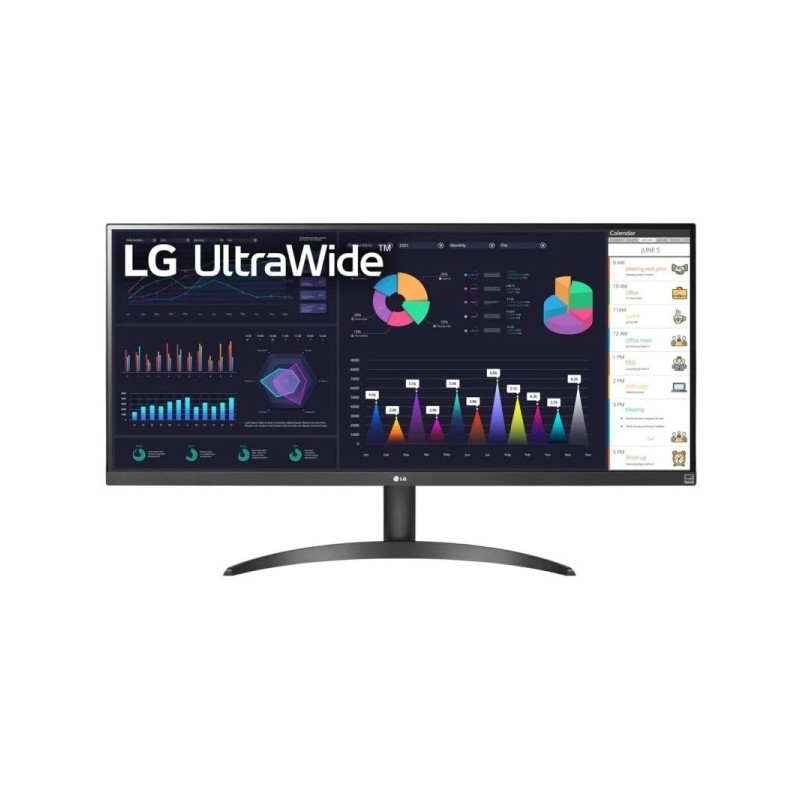 Écran LG Ultrawide 34" LED IPS UltraWide FullHD 100Hz FreeSync - Temps de réponse 5ms - Angle de vision 178º