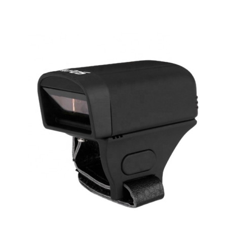 AVPos Lecteur de Codes Portable Finger BT02 - Codes 1D, 2D et QR - USB et Série - Bluetooth - 300mAh - Couleur Noire