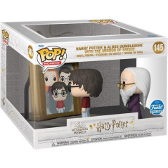 Funko Pop Moment Harry Potter Harry Potter et Albus Dumbledore avec le Miroir de Riséd - Ensemble de Figurines en Vinyle