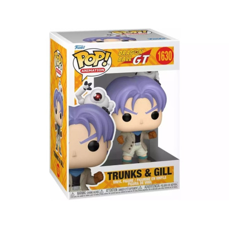 Figurine Funko Pop Animation Dragon Ball GT Trunks et Gill - Vinyle - Hauteur environ 10,5 cm.
