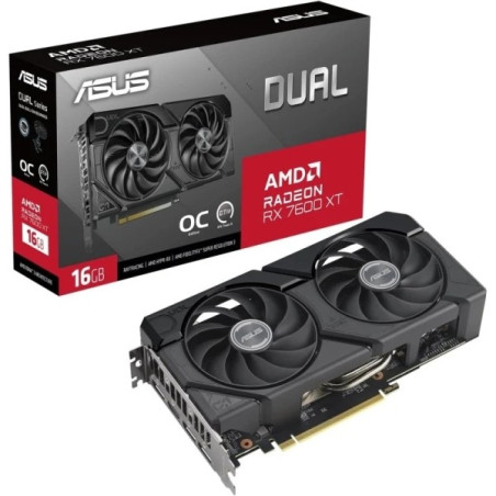 Asus Dual Radeon RX 7600 XT OC Edition Carte Graphique 16 Go GDDR6