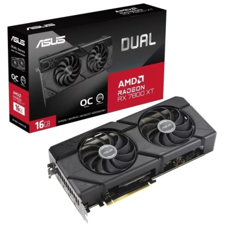 Asus Dual Radeon RX 7800 XT OC Édition Carte Graphique 16 Go GDDR6