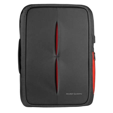 Mars Gaming MB2 Sac à Dos Malette - Imperméable - Antivol avec verrou TSA - Port USB externe