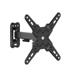 Support mural Cromad avec bras articulé pour TV de 13"-43" - Pivotant, inclinable et extensible - Poids max 20kg - VESA 200x200