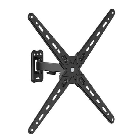 Cromad Support Mural avec Bras Articulé pour TV de 13"-55" - Pivotant, Incliné et Extensible - Poids Max 25Kg - VESA 400x400