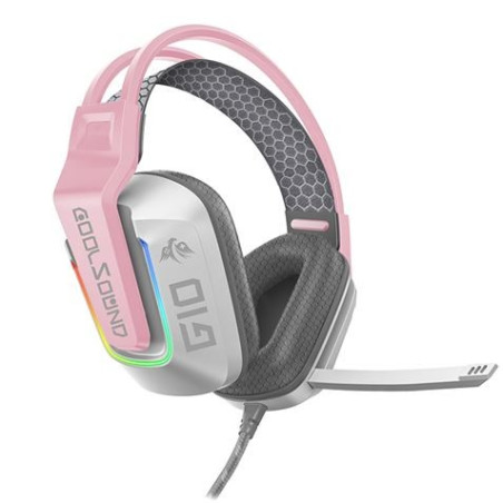 Coolsound Casque Gaming G10 - Compatible avec XBOX, PS5, PS4, Switch et PC - Couleur Rose