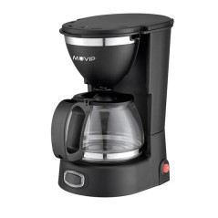 Muvip Cafetière à Filtre - Électrique - 650W - Fonction anti-goutte - Filtre permanent basculant - Indicateur de niveau d'eau
