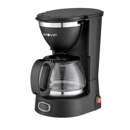 Muvip Cafetière à Filtre - Électrique - 650W - Fonction anti-goutte - Filtre permanent basculant - Indicateur de niveau d'eau