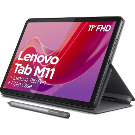 Tablette Lenovo Tab M11 11" WUXGA + Stylet + Housse - 128 Go - RAM 8 Go - Caméra Arrière 8 mp - Wi-Fi, Bluetooth 5.1