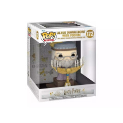Funko Pop Deluxe Harry Potter Albus Dumbledore avec podium - Figurine en vinyle - Hauteur d'environ 12 cm.