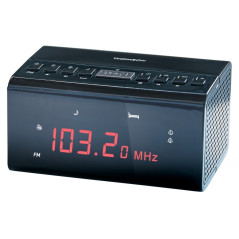 Radio-réveil Thomson CR50 - Alarme double - Couleur noire