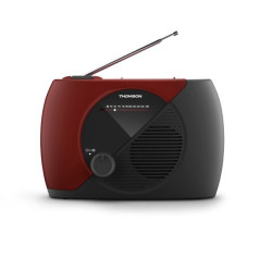Radio FM portable Thomson RT353 - Couleur grenat/noir