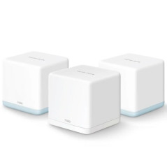 Mercusys H32G Système Wi-Fi 5 Mesh AC1200 Double Bande - 3 Unités Halo - Couverture jusqu'à 320 m² - Couleur Blanche