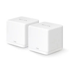 Mercusys H60X Système Wi-Fi 6 Mesh AX1500 Double Bande - 2 Unités Halo - Couverture jusqu'à 350 m² - Couleur Blanche