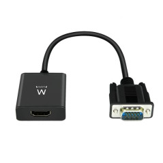 Ewent EW9866 Convertisseur VGA vers HDMI avec audio - Résolution maximale de 1920 x 1200 pixels - Pas de pilotes nécessaires