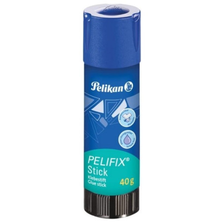 Pack de 12 - Pelikan Pelifix Colle en Stick 40gr - Idéale pour le Papier, le Carton, les Photos, etc... - Ouverture Facile