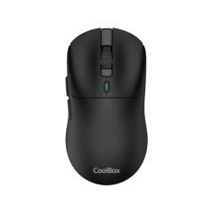 Coolbox W03 Souris Gaming Sans Fil 10000dpi - 7 Boutons - Capteur Pixart 3325 - Couleur Noire