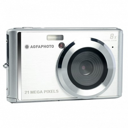 Agfaphoto DC5200 Appareil Photo Numérique - Capteur CMOS - Zoom Optique 8x - Couleur Argent